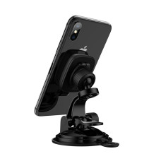 Автотримач для телефона HOCO CA28 Happy journey series suction cup magnetic car holder Black