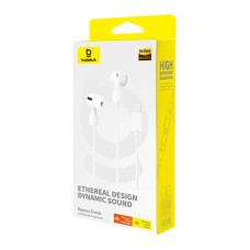 Навушники дротові Baseus Encok HZ20 (3.5mm)  Moon White