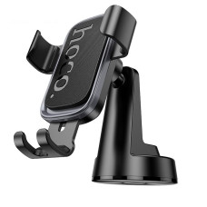 Автотримач для телефона HOCO H81 Vista Gravity Car holder (center console) Black Metal Gray