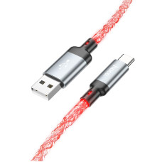Кабель HOCO U112 Shine charging data cable for Type-C Gray