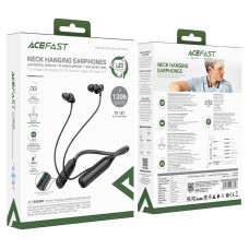 Бездротові спортивні навушники ACEFAST N4 neck hanging wireless earphones Black