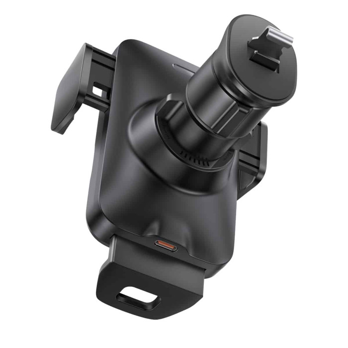 Автотримач для телефона з БЗП Baseus Wisdom Auto Alignment 15W Black