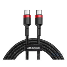 Кабель Baseus Cafule USB Cable Type-C-Type-C 3A 2m Red+Black