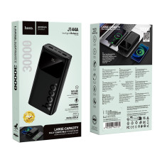 Зовнішній акумулятор HOCO J144A Hymn power bank(30000mAh) Black