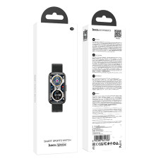 Смарт-годинник HOCO Y25 37mm. 190 mAh. IP68 Smart sports watch Black