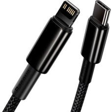 Кабель Baseus Tungsten Gold Fast Charging Data Cable Type-C to iP PD 20W 1m Black