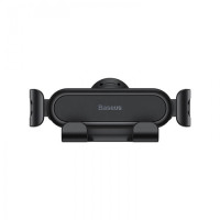 Автотримач для телефона Baseus Stable Gravitational Car Mount Lite (Air Outlet Version) black