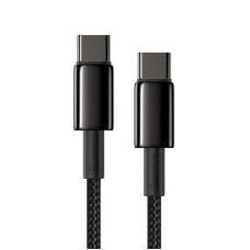 Кабель Baseus Tungsten Gold Fast Charging Data Cable Type-C to Type-C 100W 2m Black