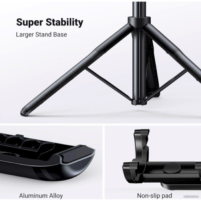 Селфі-трипод UGREEN LP586 Selfie Stick Tripod with Bluetooth Remote(UGR-15062)