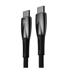 Кабель Baseus Glimmer Series Fast Charging Data Cable Type-C to Type-C 100W 1m Black