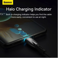 Кабель Baseus Glimmer Series Fast Charging Data Cable Type-C to Type-C 100W 1m Black