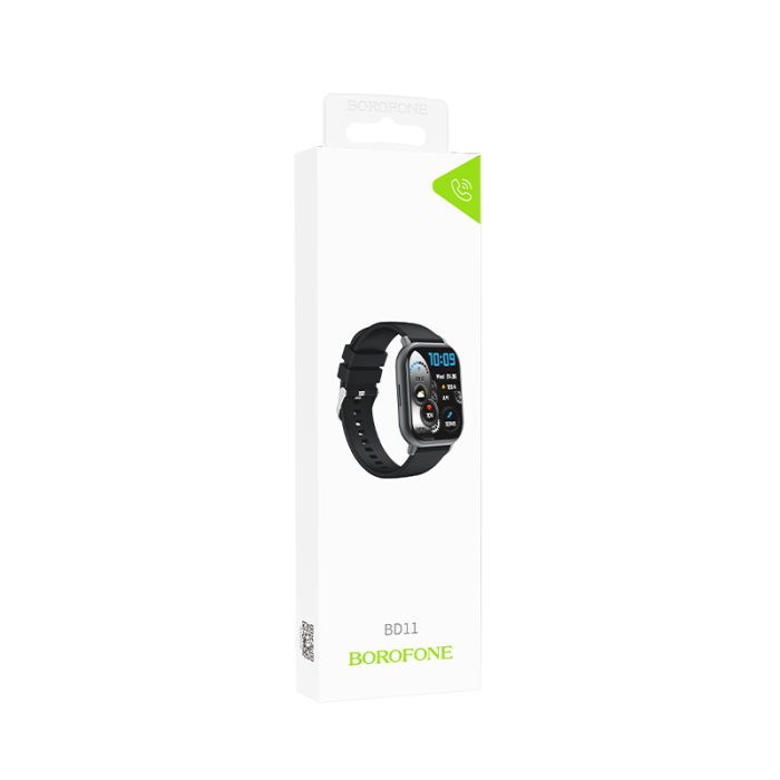 Смарт-годинник BOROFONE BD11 51mm. 220 mAh. IPX4 Smart sports watch (call version) Black