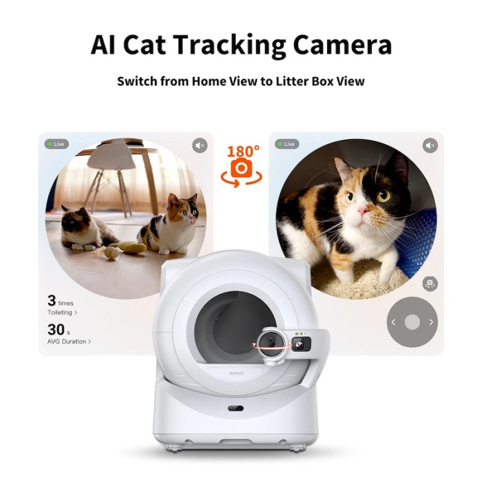 Смарт автоматичний лоток PETKIT Purobot Ultra with Camera