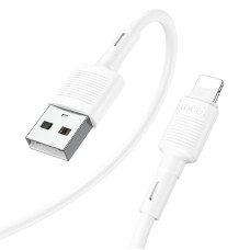 Кабель HOCO X83 USB to iP 2.4A, 1m, PVC, PVC connectors, White