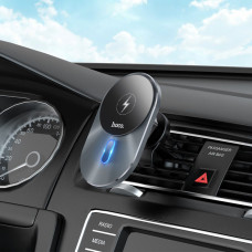 Автотримач для телефона з БЗП HOCO CA91 Magic magnetic wireless fast charging car holder Gray