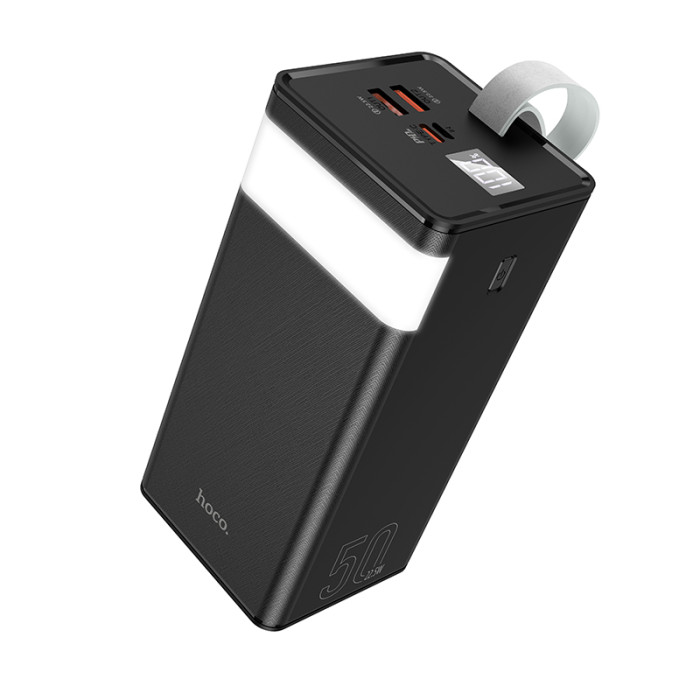 Зовнішній акумулятор HOCO J86A Powermaster 22.5W fully compatible power bank(50000mAh) Black