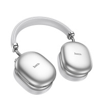 Бездротові накладні навушники HOCO W35 Max Auspicious ANC noise reduction BT headphones Silver