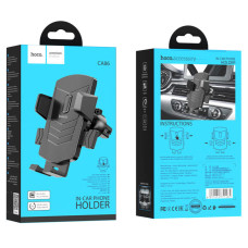 Автотримач для телефона HOCO CA86 Davy one-button air outlet car holder Black