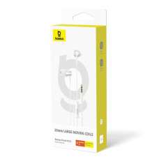 Навушники дротові Baseus Encok HZ11 (3.5mm)  Moon White