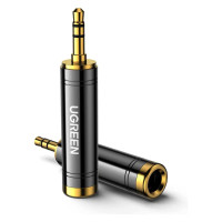 Аудіо перехідник UGREEN AV168 3.5mm Male to 6.35mm Female Adapter 1pcs(UGR-60711)