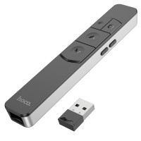 Лазерна указка HOCO GM202 Smart PPT page turning pen Silver