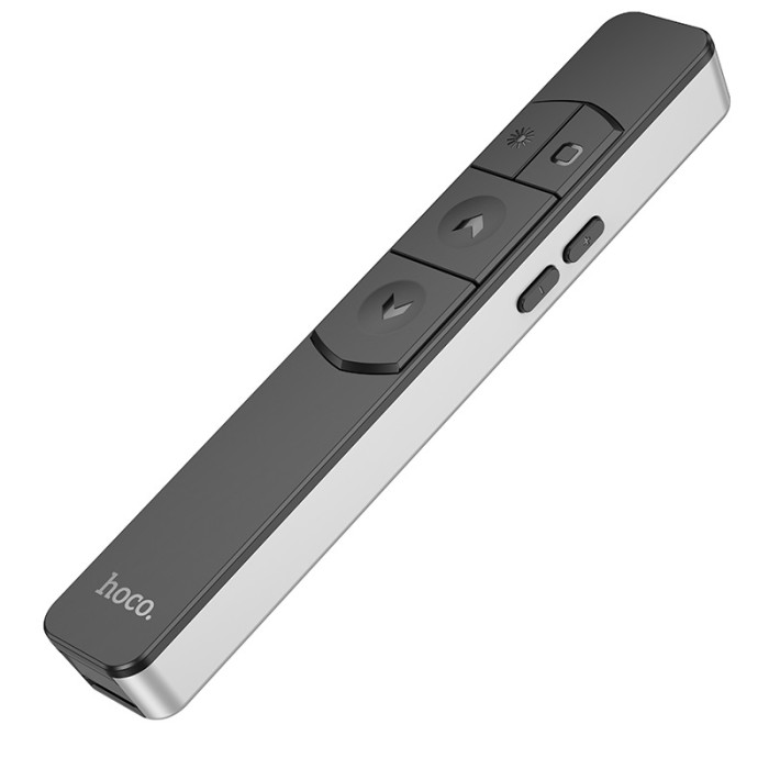 Лазерна указка HOCO GM202 Smart PPT page turning pen Silver