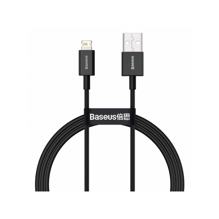 Кабель Baseus Superior Series USB to iP 2.4A 2m Black