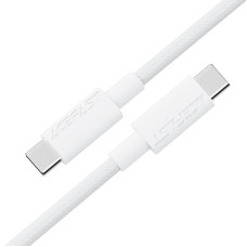 Кабель ACEFAST C18-03 USB-C to USB-C braid charging data cable White