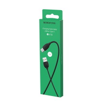 Кабель BOROFONE BX19 USB to Type-C 3A, 1m, PVC, TPE connectors, Black