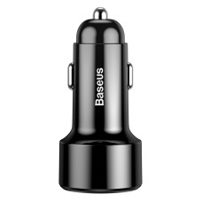 Автомобільний зарядний пристрій Baseus Magic Series Dual QC Digital Display 45W Black