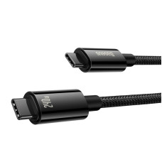 Кабель Baseus Tungsten Gold Fast Charging Data Cable Type-C to Type-C 240W 3m Black