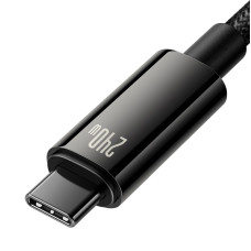 Кабель Baseus Tungsten Gold Fast Charging Data Cable Type-C to Type-C 240W 3m Black
