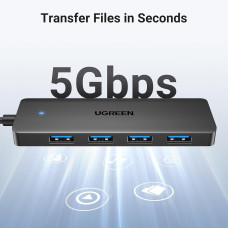 USB-хаб UGREEN 4-Port USB 3.0 Hub 1m
