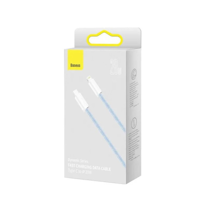 Кабель Baseus Dynamic Series Fast Charging Data Cable Type-C to iP 20W 1m Blue