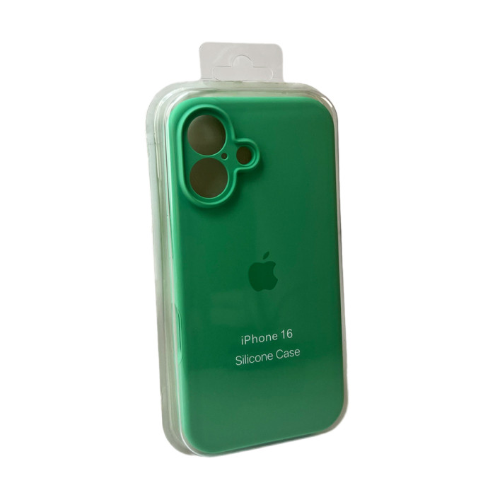 Чохол для смартфона Silicone Full Case AA Camera Protect for Apple iPhone 16 30,Spearmint