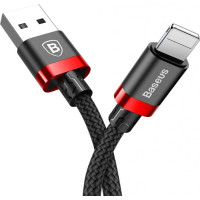 Кабель Baseus Cafule Cable USB For iP 2A 3m Red+Black