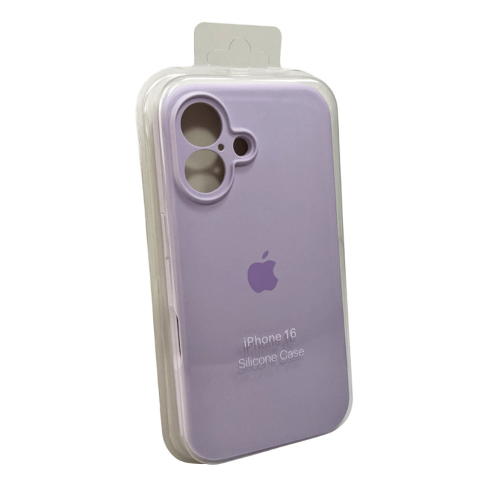 Чохол для смартфона Silicone Full Case AA Camera Protect for Apple iPhone 16 58,Lilac