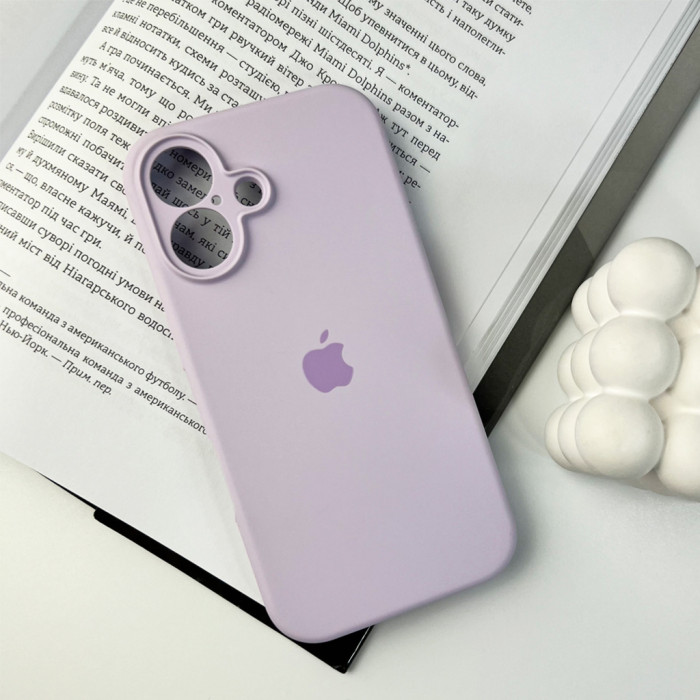 Чохол для смартфона Silicone Full Case AA Camera Protect for Apple iPhone 16 58,Lilac