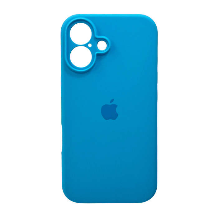 Чохол для смартфона Silicone Full Case AA Camera Protect for Apple iPhone 16 44,Light Blue