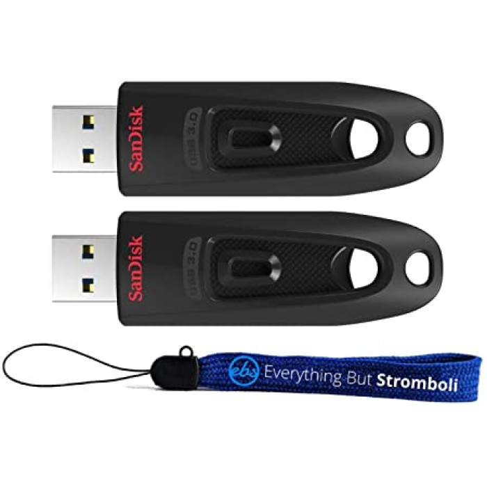 Флеш-накопичувач SanDisk USB 3.0 Ultra 256Gb (130Mb/s) Black