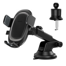 Автотримач для телефона Baseus UltraControl Pro Series Clamp-Type Car Holder Set Cluster Black