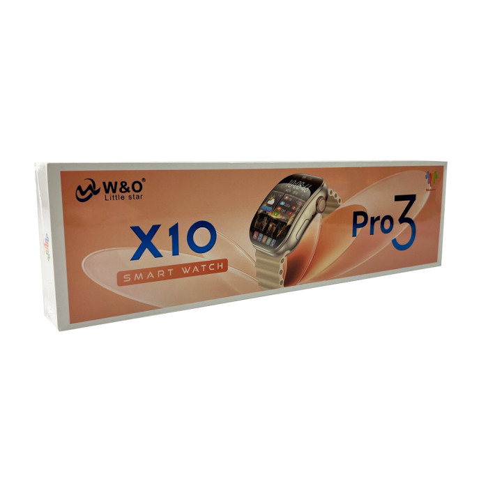 Смарт-годинник W&O X10 Pro 3 46mm. 240 mAh, IP67 Gold