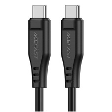 Кабель ACEFAST C3-03 Type-C to Type-C 3A, 60W, 1.2m, TPE, TPE connectors, Black