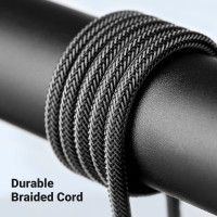 Аудіокабель UGREEN 3.5mm TRS to Dual 6.35mm TS Audio Cable 1m (Gray)