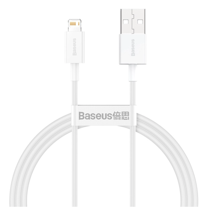 Кабель Baseus Superior Series USB to iP 2.4A 1m White