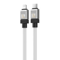 Кабель Baseus CoolPlay Series Fast Charging Cable Type-C to iP 20W 1m White