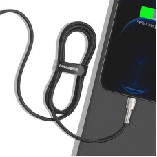 Кабель Baseus Cafule Series Metal Data Cable USB to IP 2.4A 1m Black