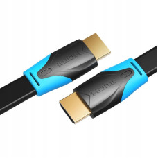 Кабель Vention Flat HDMI v2.0 Cable Плоский 1.5M Black (VAA-B02-L150)