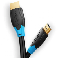 Кабель Vention Flat HDMI v2.0 Cable Плоский 1.5M Black (VAA-B02-L150)