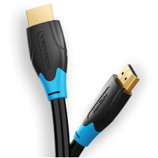 Кабель Vention Flat HDMI v2.0 Cable Плоский 1.5M Black (VAA-B02-L150)